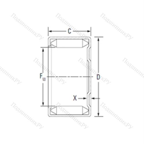 Подшипник игольчатый радиальный
