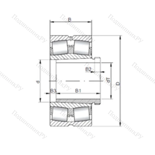 Подшипник роликовый радиальный самоцентрирующийся 240/850 K 30CW 33+AH 240/850 от производителя  CX