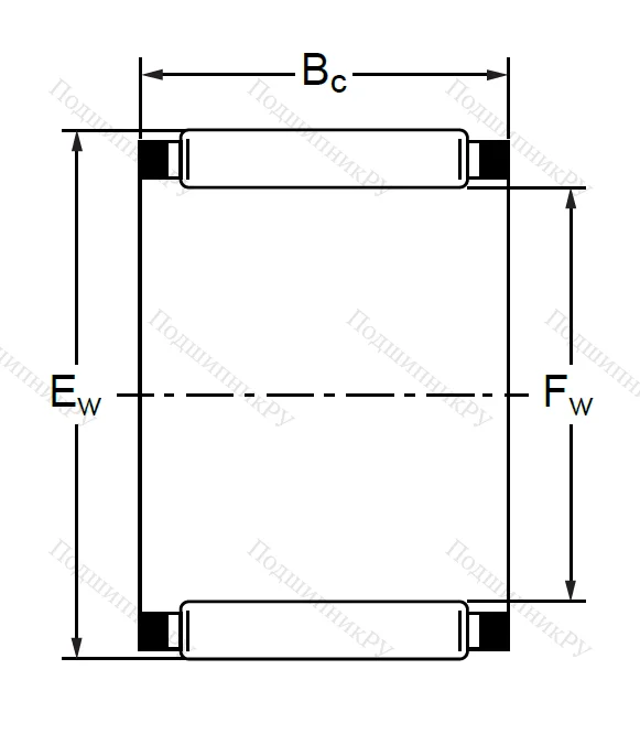 Подшипник K 40x56x29.8 (KT) в Орле