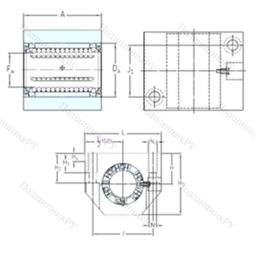 Подшипник шариковый линейный