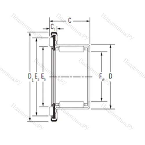 Подшипник комбинированный RAX 745