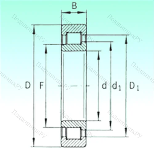 Подшипник роликовый радиальный SL 192308