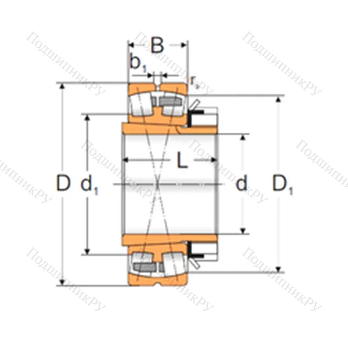 Подшипник роликовый радиальный самоцентрирующийся 23052 ACKMBW 33+H 3052X