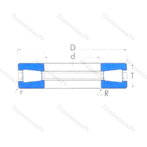 Подшипник роликовый упорный T 1120 от производителя  TIMKEN