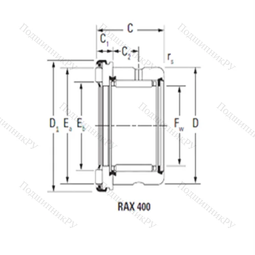 Подшипник комбинированный RAX 410 от производителя  TIMKEN Подшипник комбинированный RAX 410 от производителя  TIMKEN
