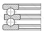 Модификация подшипника 8-38224 размер 100/120x170x68 от производителя  ГПЗ-1 Модификация подшипника 8-38224 размер 100/120x170x68 от производителя  ГПЗ-1