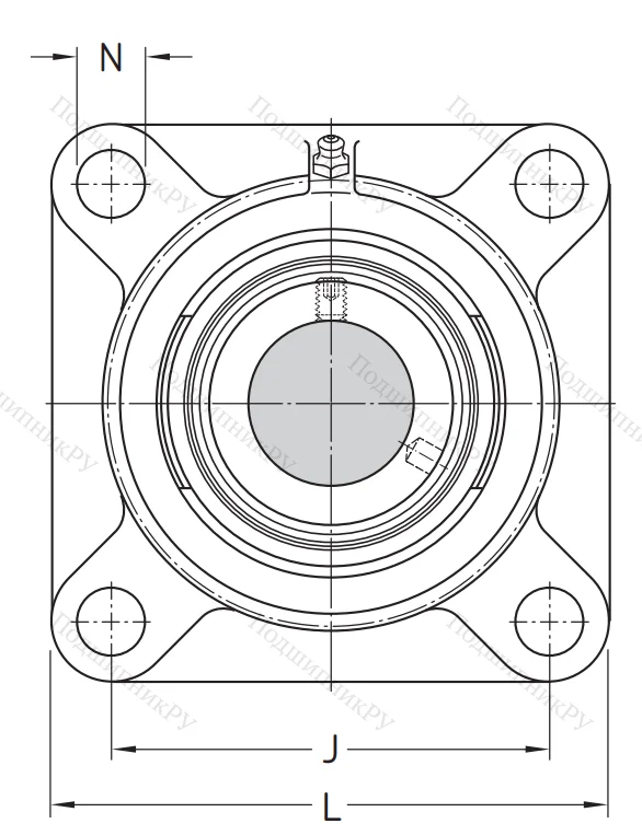 Подшипниковый корпус FY 508 M