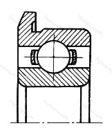 Модификация подшипника 26-830900АК1Е размер 10,1x79x26 от производителя  ГПЗ-23