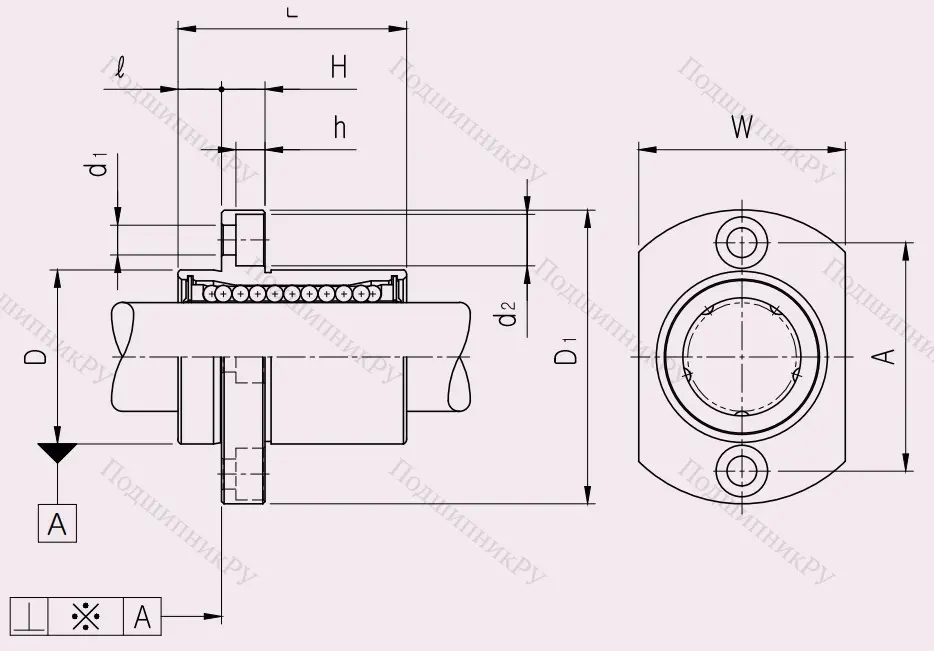 Подшипник LMH 6 UU в Орле