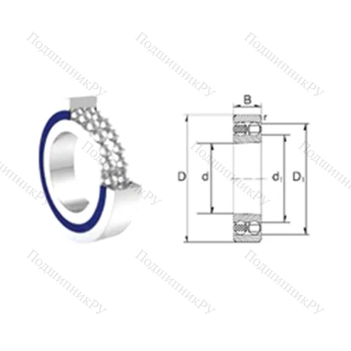 Подшипник шариковый радиальный самоцентрирующийся 1200-2RS