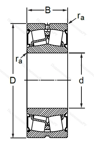Сферический роликовый подшипник BS 2-2209 2CS (BS 2-2209 2CS) в Орле