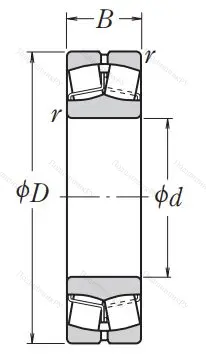 Сферический роликовый подшипник 22326 CAME 4S 11