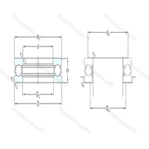 Подшипник шариковый упорный
