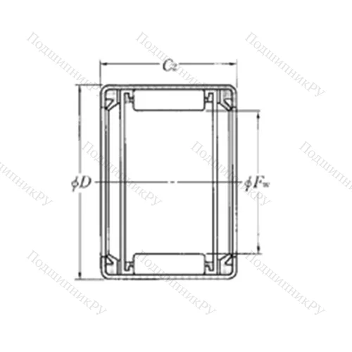 Подшипник игольчатый радиальный FC 65354