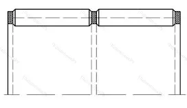 Модификация подшипника 664614 размер 68x76x47,5