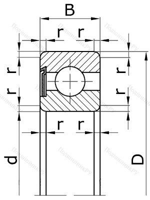 Шариковый однорядный подшипник 60120 (6020 Z) в Орле