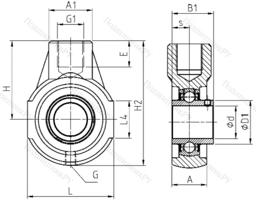 Подшипниковый узел ESEHE 205 в Орле