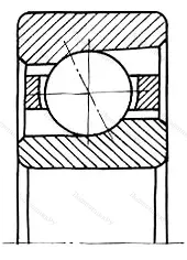 Подшипник  26205 размер 25x52x15 от производителя  ГПЗ-16 Подшипник  26205 размер 25x52x15 от производителя  ГПЗ-16