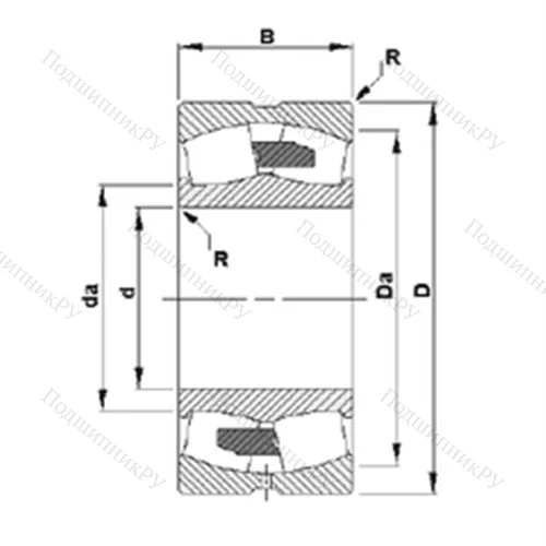 Подшипник роликовый радиальный самоцентрирующийся 239/1250YMB от производителя  TIMKEN