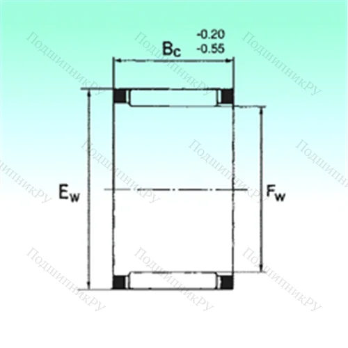 Подшипник игольчатый радиальный KZK 14x19x10