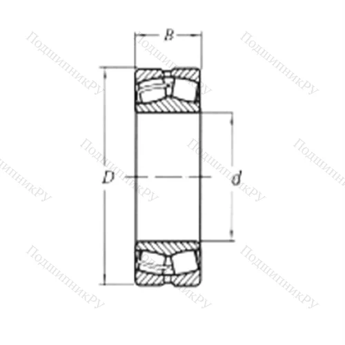 Подшипник роликовый радиальный самоцентрирующийся 23036MW 33 от производителя  CRAFT Подшипник роликовый радиальный самоцентрирующийся 23036MW 33 от производителя  CRAFT