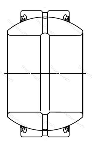 Шарнирный подшипник GEH 40 ES 2RS в Орле