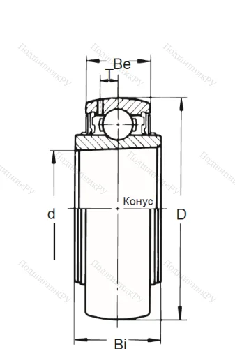 Корпусный подшипник UK 207 в Орле