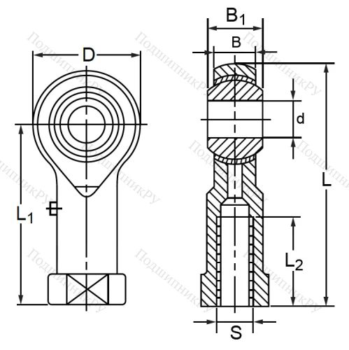 Шарнирная головка  PHS 10 L в Орле