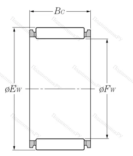 Подшипник K 12x15x13 V 1 JP (NTN) в Орле