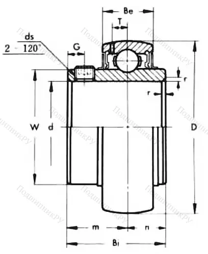Подшипник UC 205 (480205) в Орле