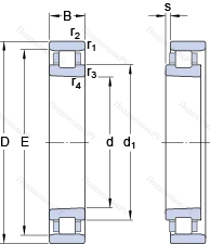 Подшипник N 1013 KTN/HC 5SP