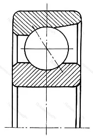 Подшипник  736234 размер 170x310x52 от производителя  ГПЗ-1 Подшипник  736234 размер 170x310x52 от производителя  ГПЗ-1
