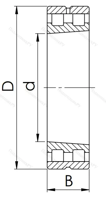 Двухрядный роликовый подшипник 3182112 Л (NN 3012 MK) в Орле