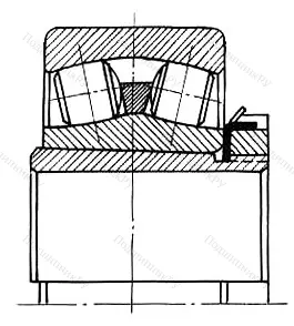 Модификация подшипника 353613 размер 65x160x55/73