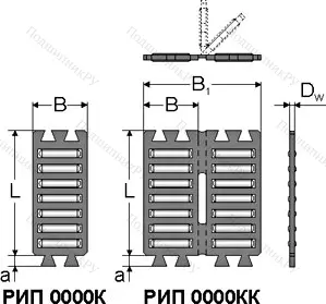Модификация подшипника РИП-3020/0162 размер 3x20x162 от производителя  ГПЗ-11