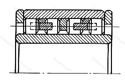 Подшипник NNU 6044/C 3 размер 220x340x218 от производителя  SKF