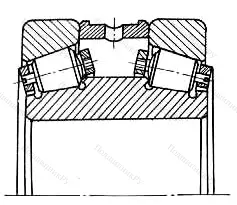Подшипник  847164 размер 320x480x149/150 от производителя  ГПЗ-9