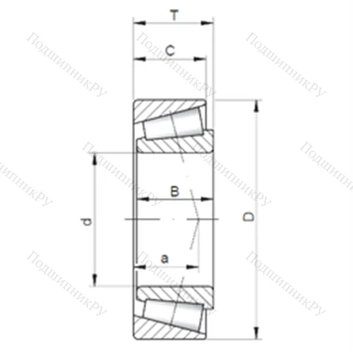 Подшипник роликовый радиально-упорный JM 738249A/10 от производителя  CX Подшипник роликовый радиально-упорный JM 738249A/10 от производителя  CX