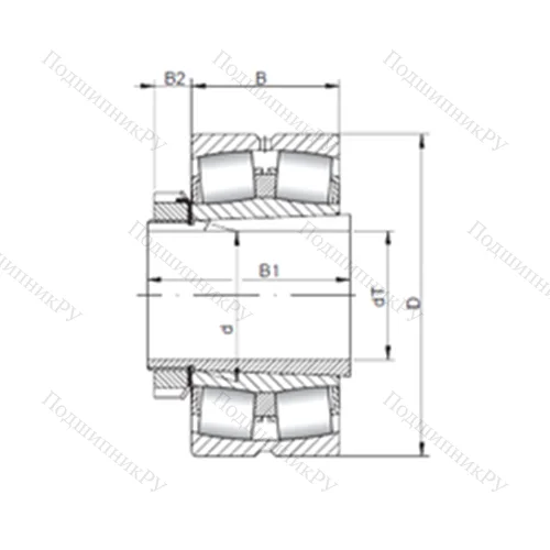 Подшипник роликовый радиальный самоцентрирующийся 23136 KCW 33+H 3136 от производителя  CX Подшипник роликовый радиальный самоцентрирующийся 23136 KCW 33+H 3136 от производителя  CX
