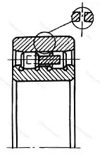 Модификация подшипника 3282109 размер 45x75x23 от производителя  CRAFT