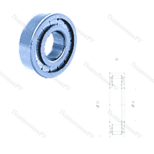 Подшипник роликовый радиальный NUP 2212FMNR/C 3