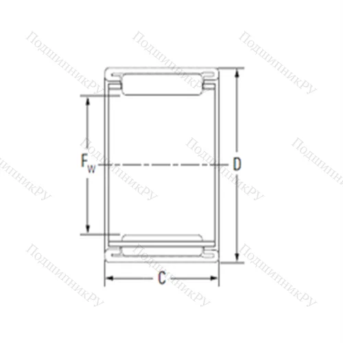 Подшипник игольчатый радиальный BTM 243013J от производителя  KOYO