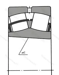 Модификация подшипника 4153734 размер 170x280x109 ГПЗ-34