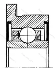 Подшипник  2880086 размер 6x13x5 от производителя  ГПЗ-1