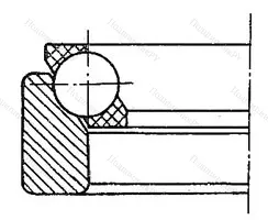 Модификация подшипника 996806Е размер 32,648x55x16 от производителя  ГПЗ-23 Модификация подшипника 996806Е размер 32,648x55x16 от производителя  ГПЗ-23