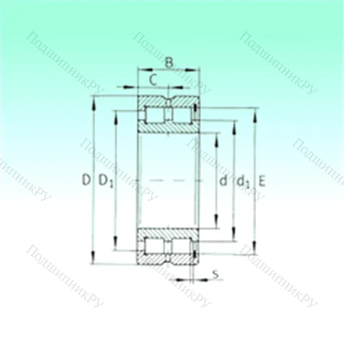 Подшипник роликовый радиальный SL 185026