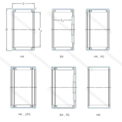 Подшипник игольчатый радиальный HK 2520.2RS