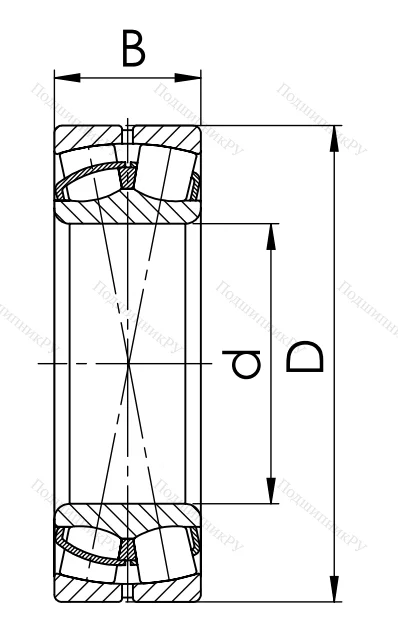 Сферический роликовый подшипник 53620 Н (22320 CCW 33) в Орле