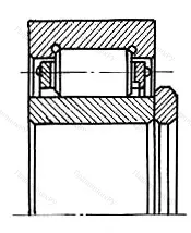 Модификация подшипника 2В0-1317Л размер 85x180x41 от производителя  ГПЗ-1