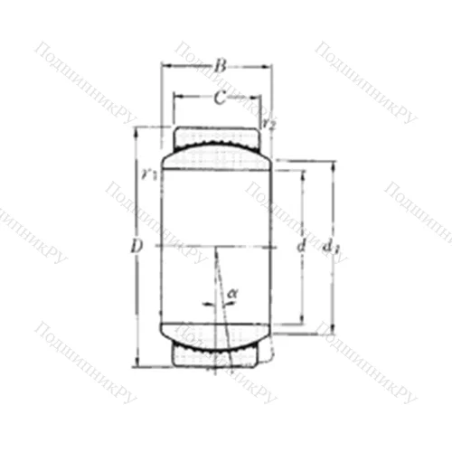 Подшипник скольжения сферический